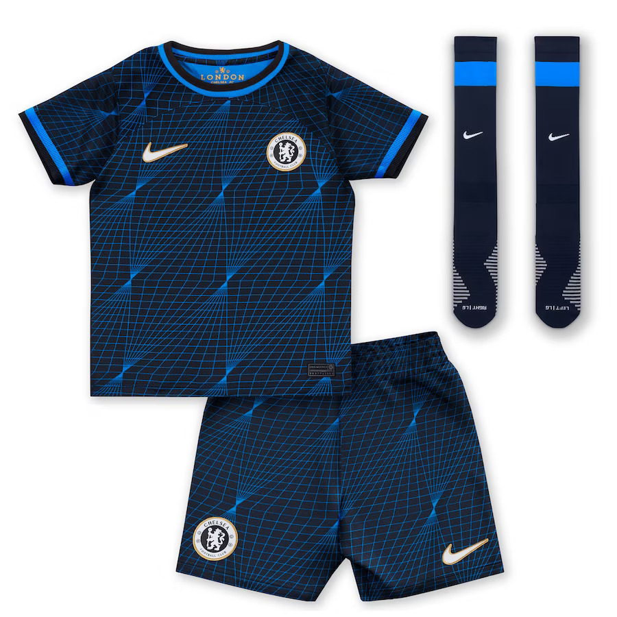 2324-Kids-Chelsea-Away-Kit.jpg 23/24 Kids Chelsea Away Kit - Image 1