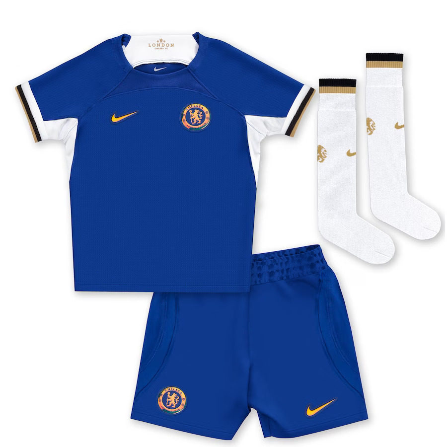 2324-Kids-Chelsea-Home-Kit.jpg 23/24 Kids Chelsea Home Kit - Image 1