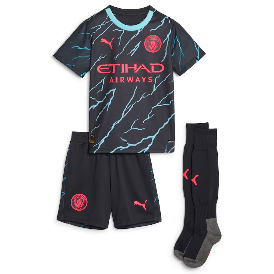 2324-Kids-Manchester-City-Third-Kit.jpg 23/24 Kids Manchester City Third Kit - Image 1