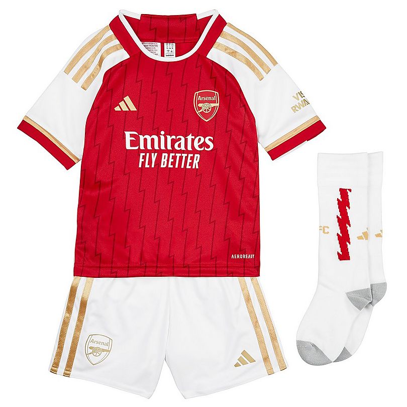 2324-arsenal-kids.jpeg 23/24 Kids Arsenal Home Kit - Image 1