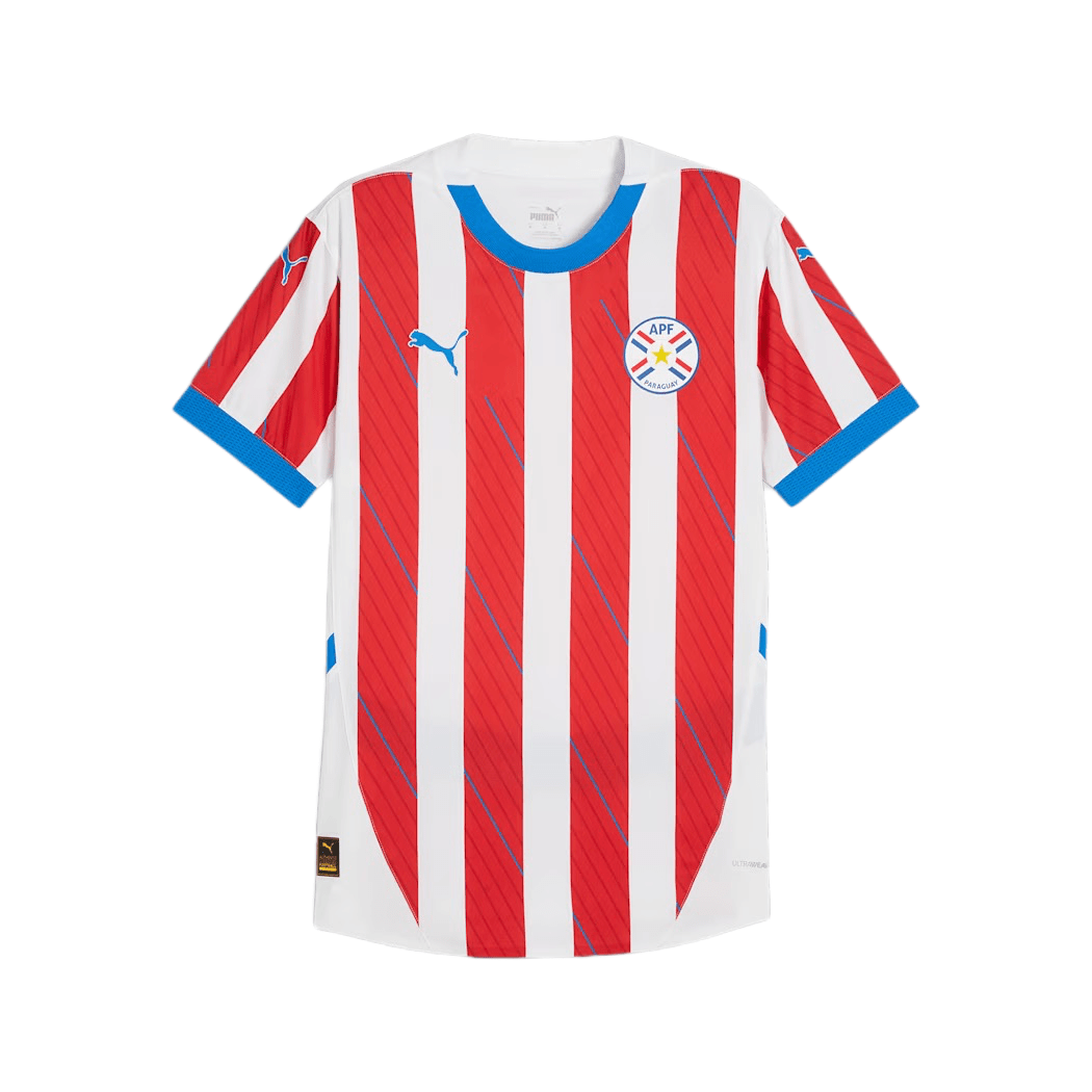 Image-171_processed.png 24/25 Paraguay Home Jersey - Image 1