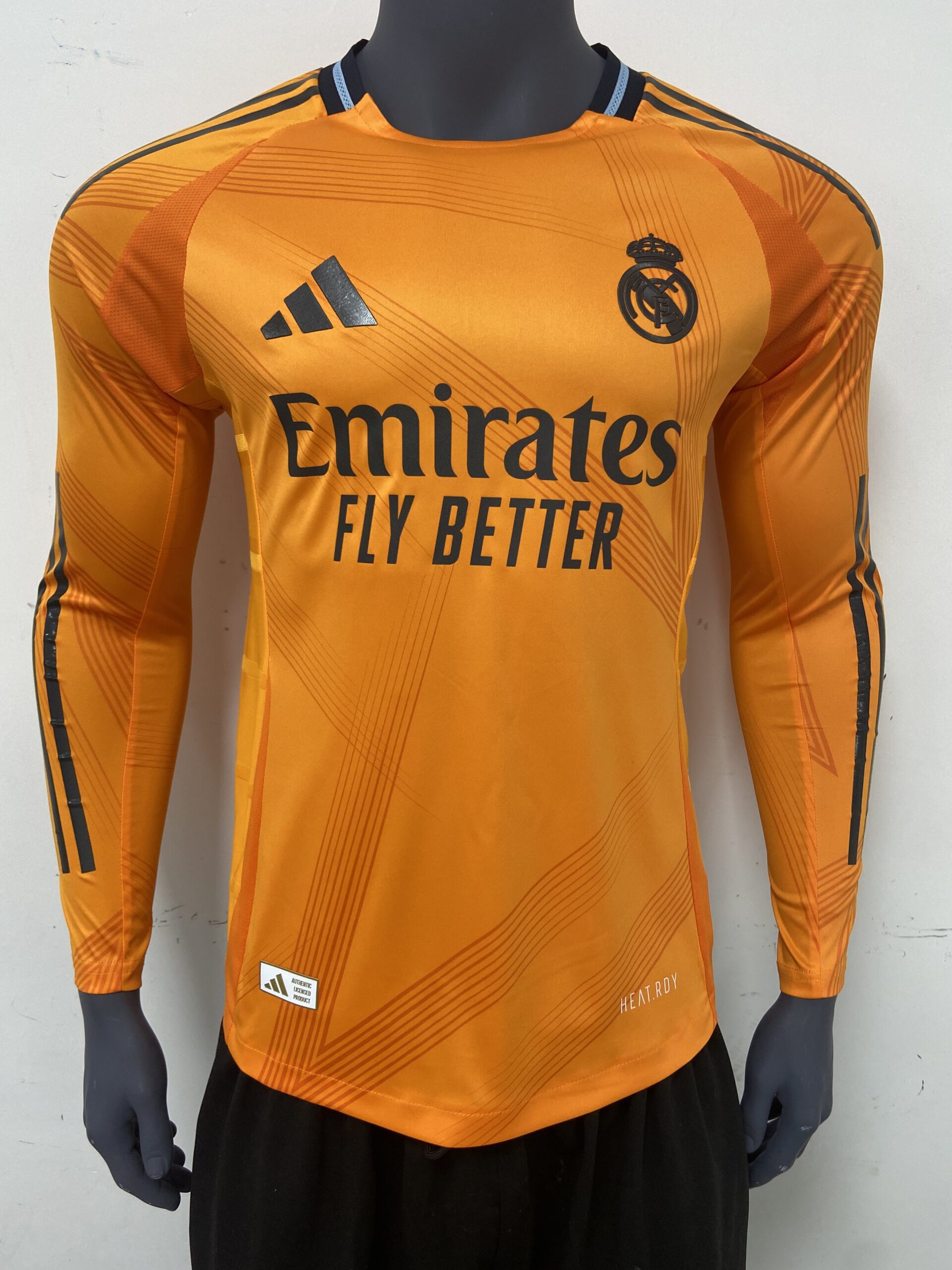 0168cfd8 24/25 Real Madrid Away Long - Sleeve Jersey (Player Version) - Image 1