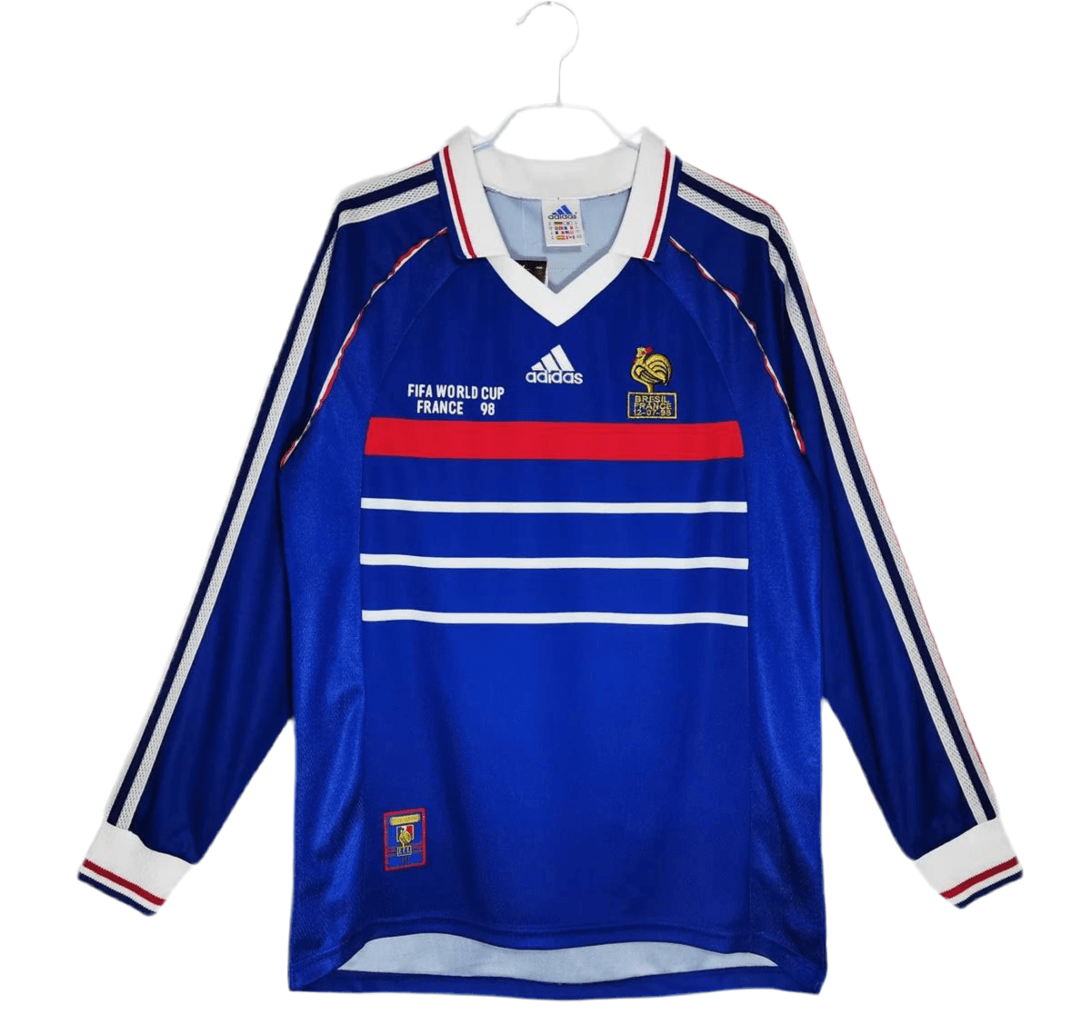0BB2D468-EE12-437A-819C-21AFAB51CC41.png Jersey Long Sleeve Selection Fran?§a 1998 - Blue - Image 1