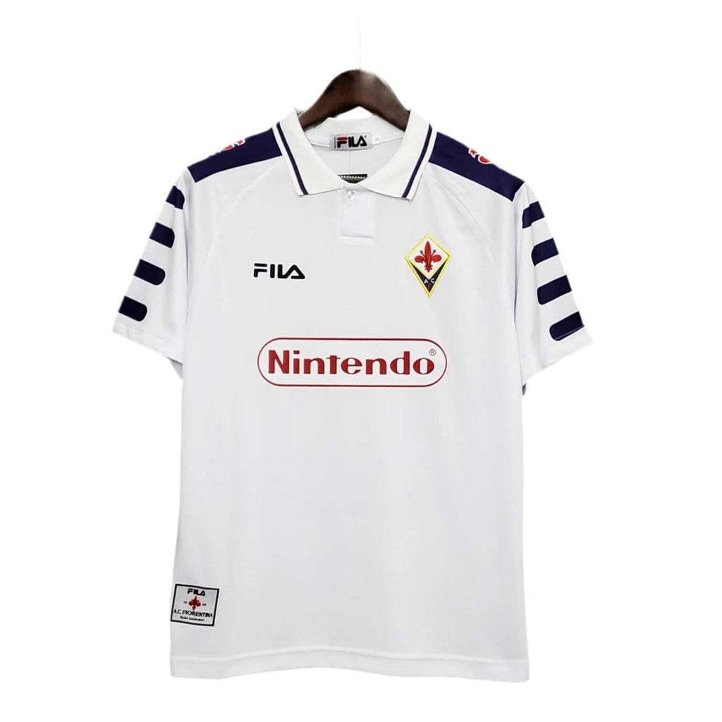 1A4D5275-92C1-4535-BB46-04AFFCAC120E.png Jersey Fiorentina Retro 1998 White - Image 1