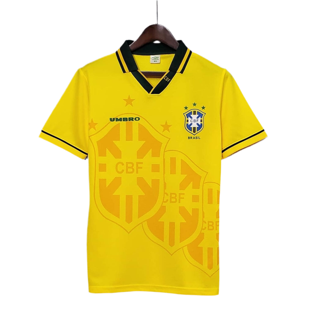 1DB3D2AA-2E15-43D0-8384-54BF9CE0A709.png Jersey Selection Brazil Retro 1993/1994 Yellow - Image 1