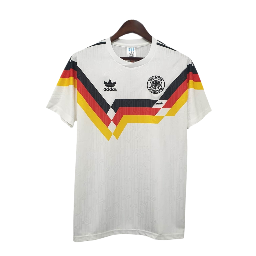 20F90EE9-76AC-447B-9262-A8152A26BD18.png Jersey Selection Germany Retro 1990 - White - Image 1