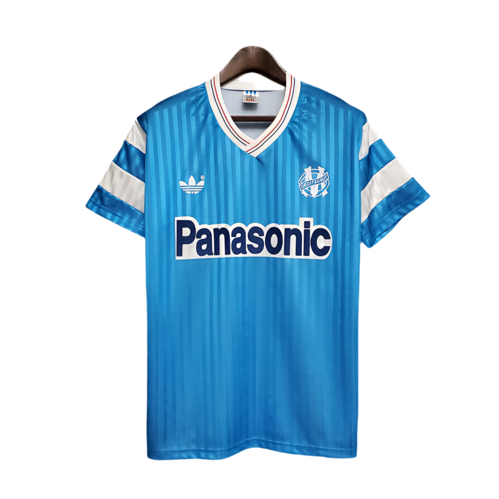 24A3F499-A21C-4707-813A-8D025D13AD1C.png Jersey Marseille Retro 1990 Blue - - Image 1