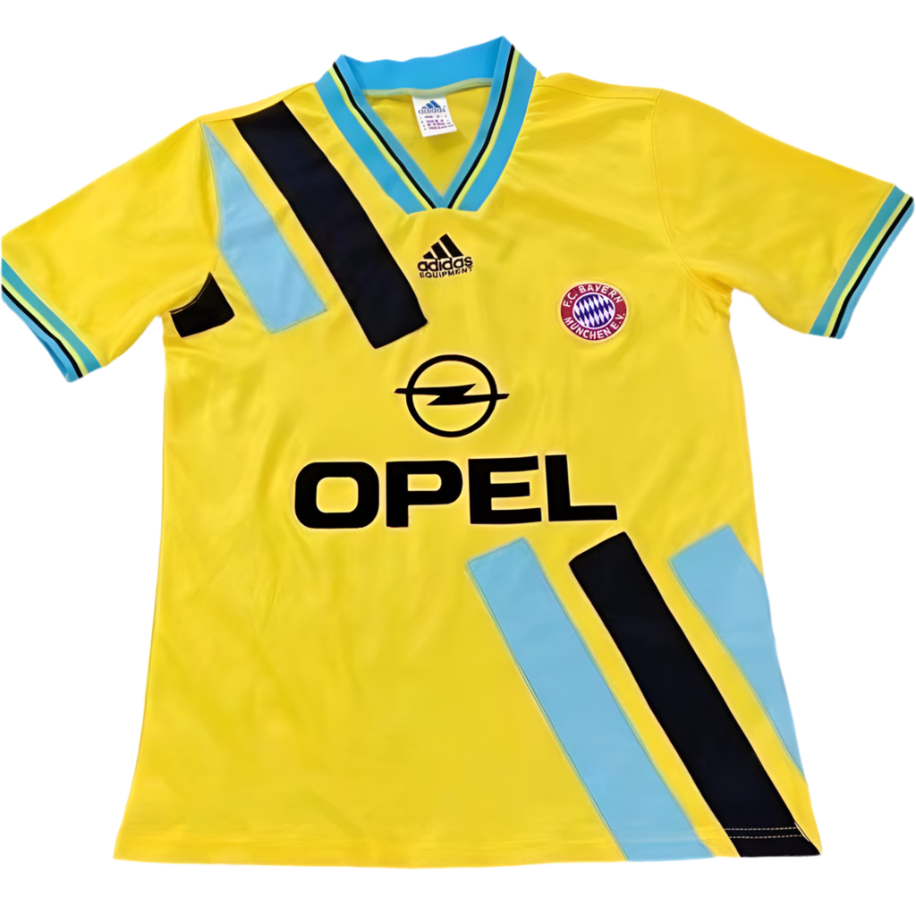 2B065EE2-0006-4204-97EC-EA498FCF2C90.png Jersey Bayern de Munique Retro 1993/1995 - Yellow - Image 1