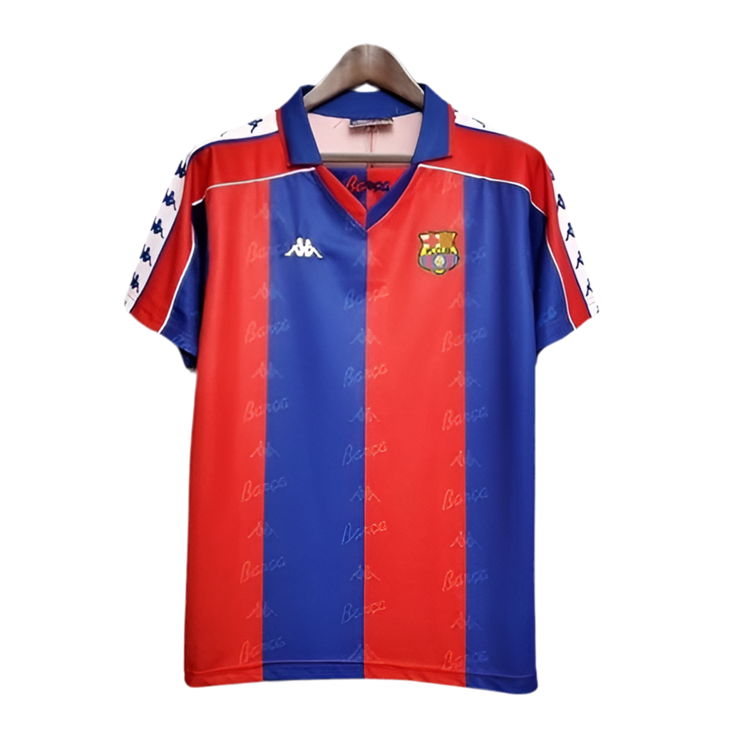 3225160F-55F1-4202-A69E-74859230794E.png Jersey Barcelona Retro 1992/1995 - Blue and Red - Image 1
