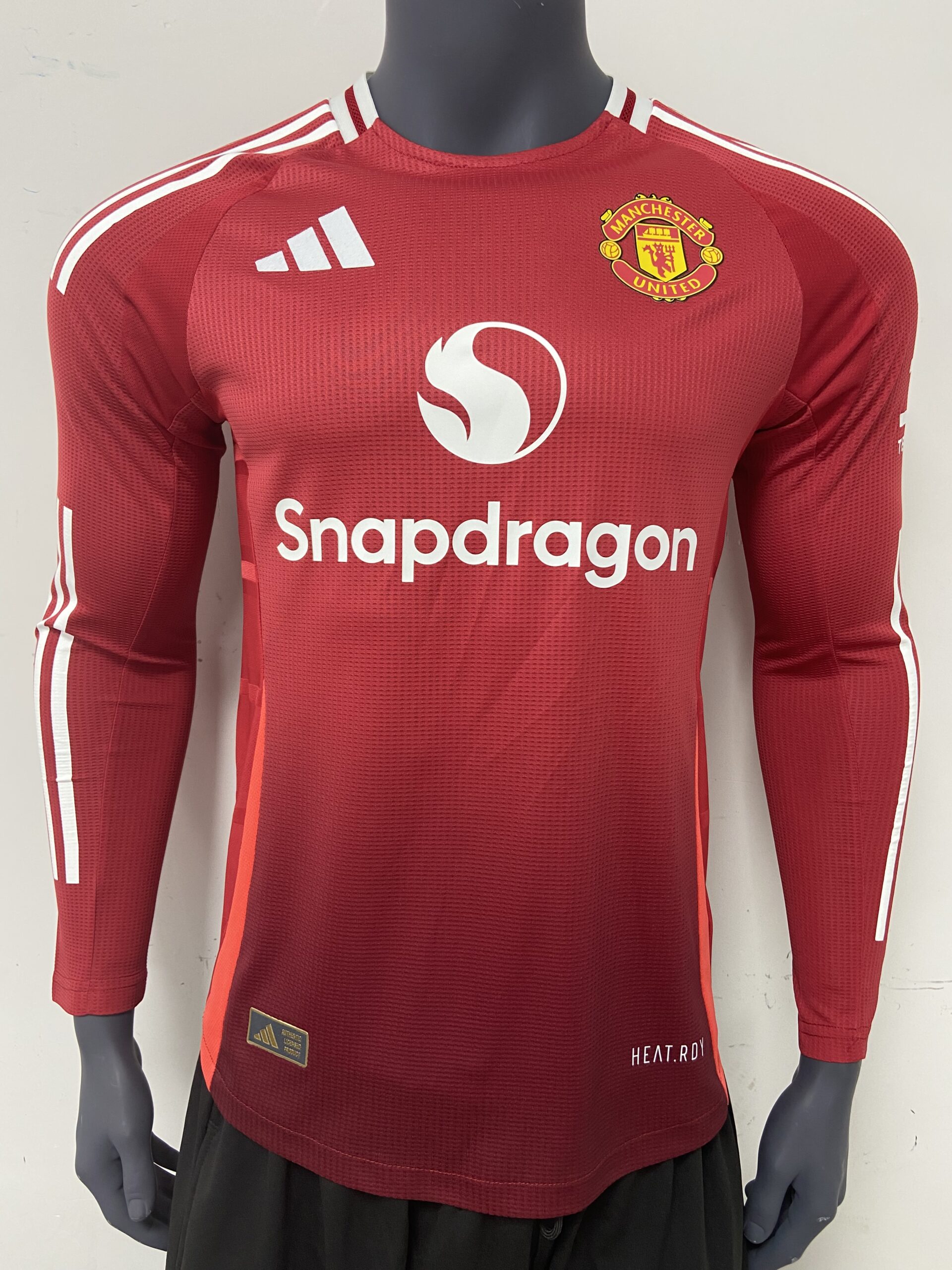 346608f0 24/25 Manchester United Home Long Sleeve Jersey (Player Version) - Image 1