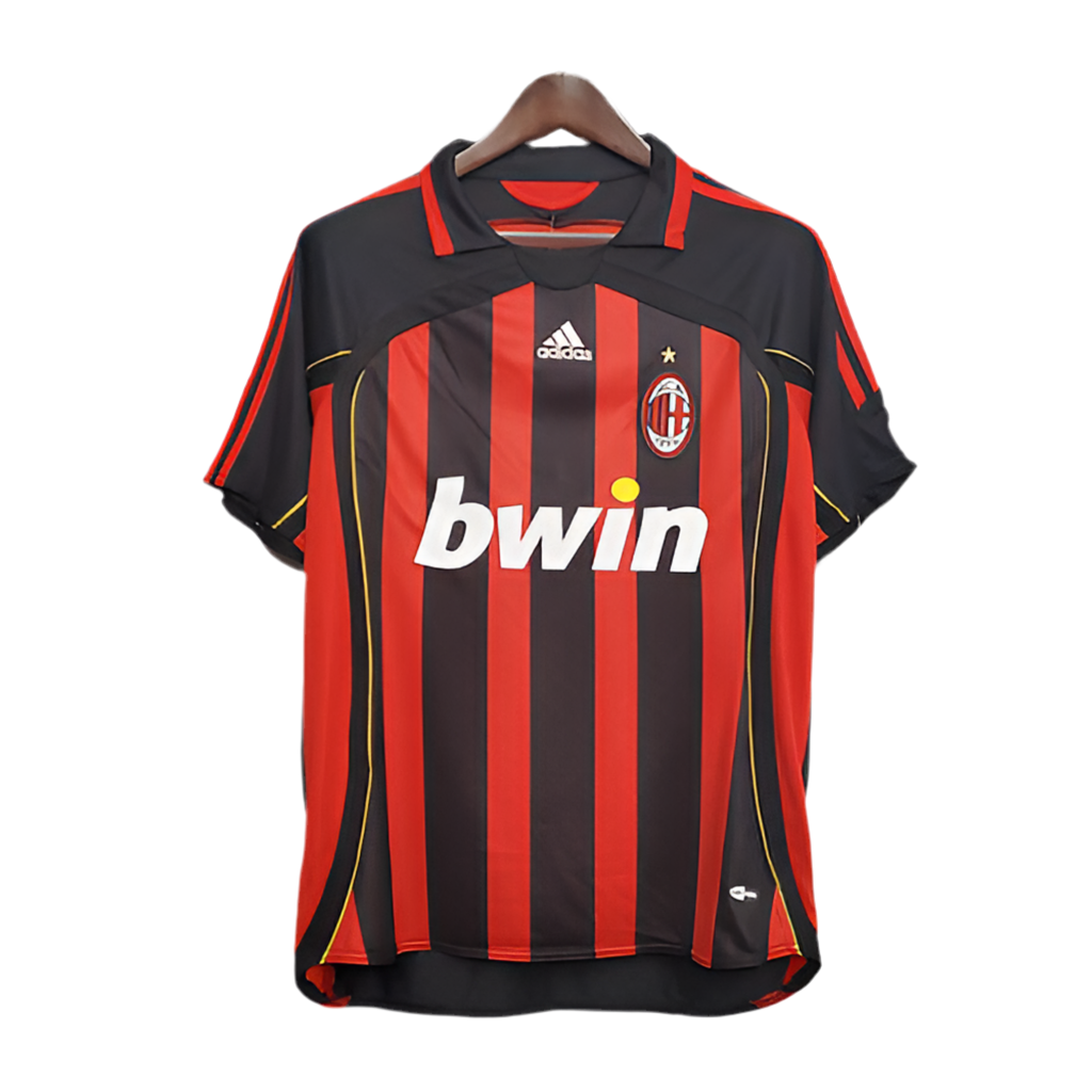 5783E45F-E3A5-455D-8F1F-32C635A5E38C.png Jersey AC Milan Retro 2006/2007 - Red and Black - Image 1