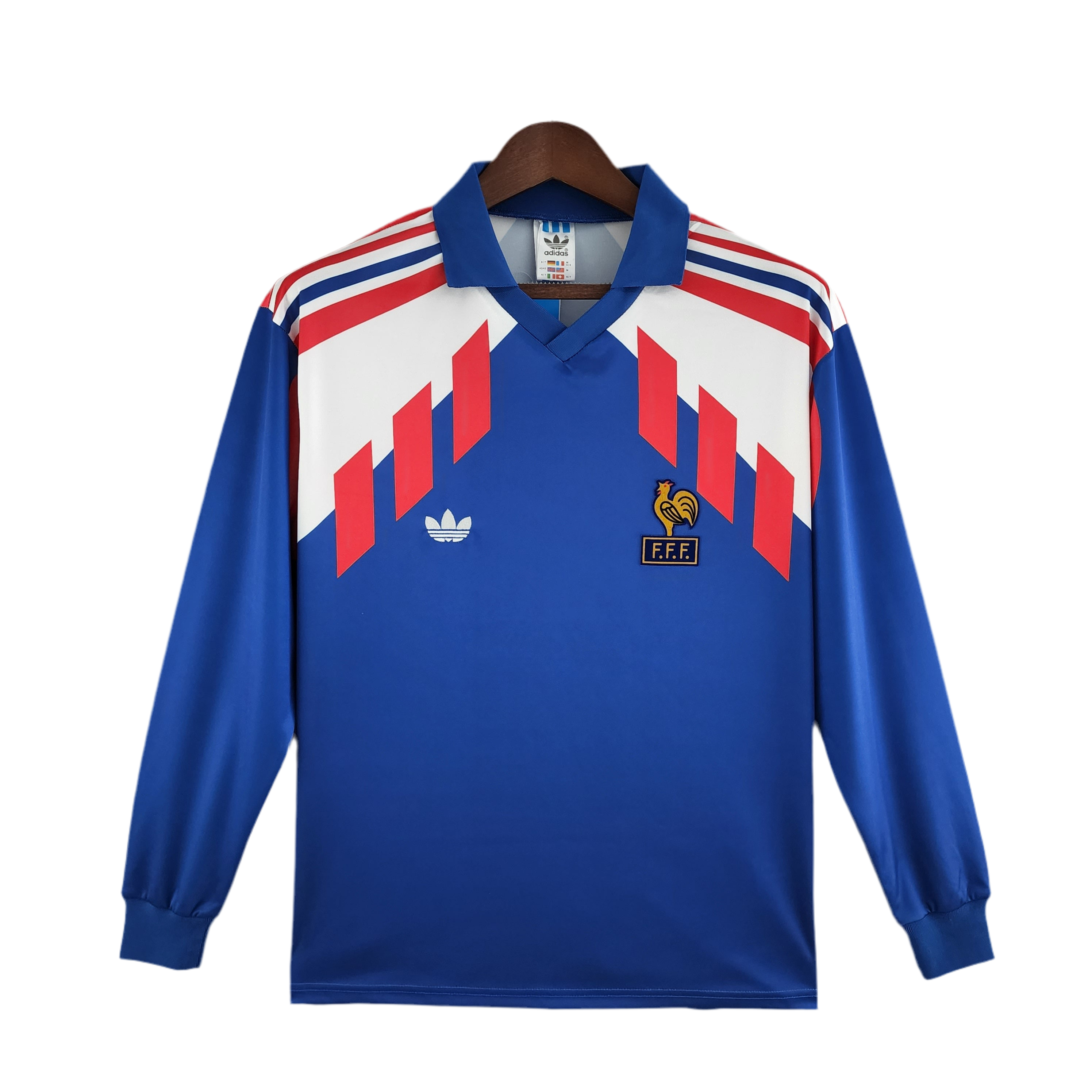 6400D94B-92ED-4587-B974-064F0CE6BAB3.png Jersey Long Sleeve Selection Fran?§a 88/90 - Blue - Image 1
