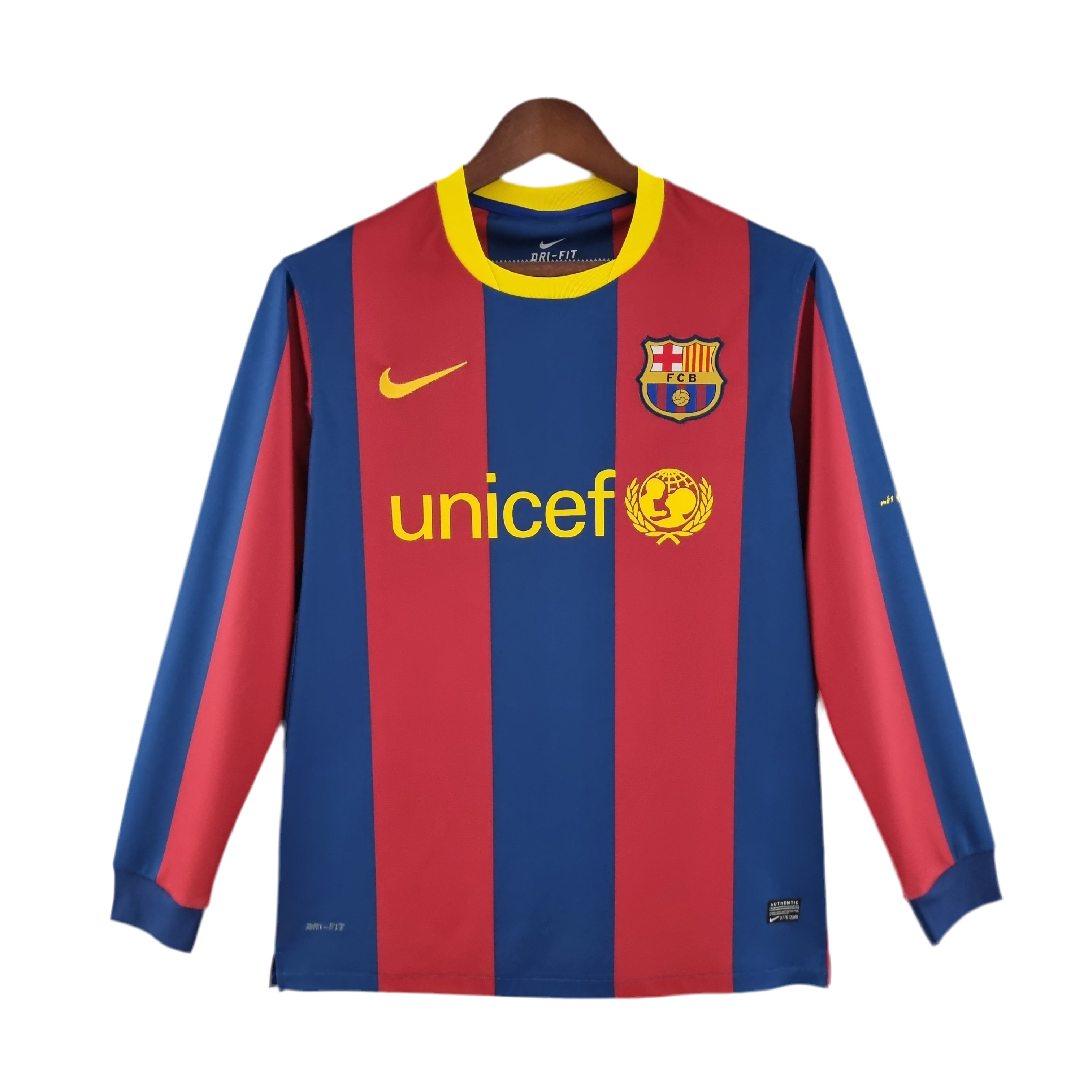 64BD35D4-3495-4677-98CE-81451328D298.png Jersey Long Sleeve Barcelona 10/11 - Image 1