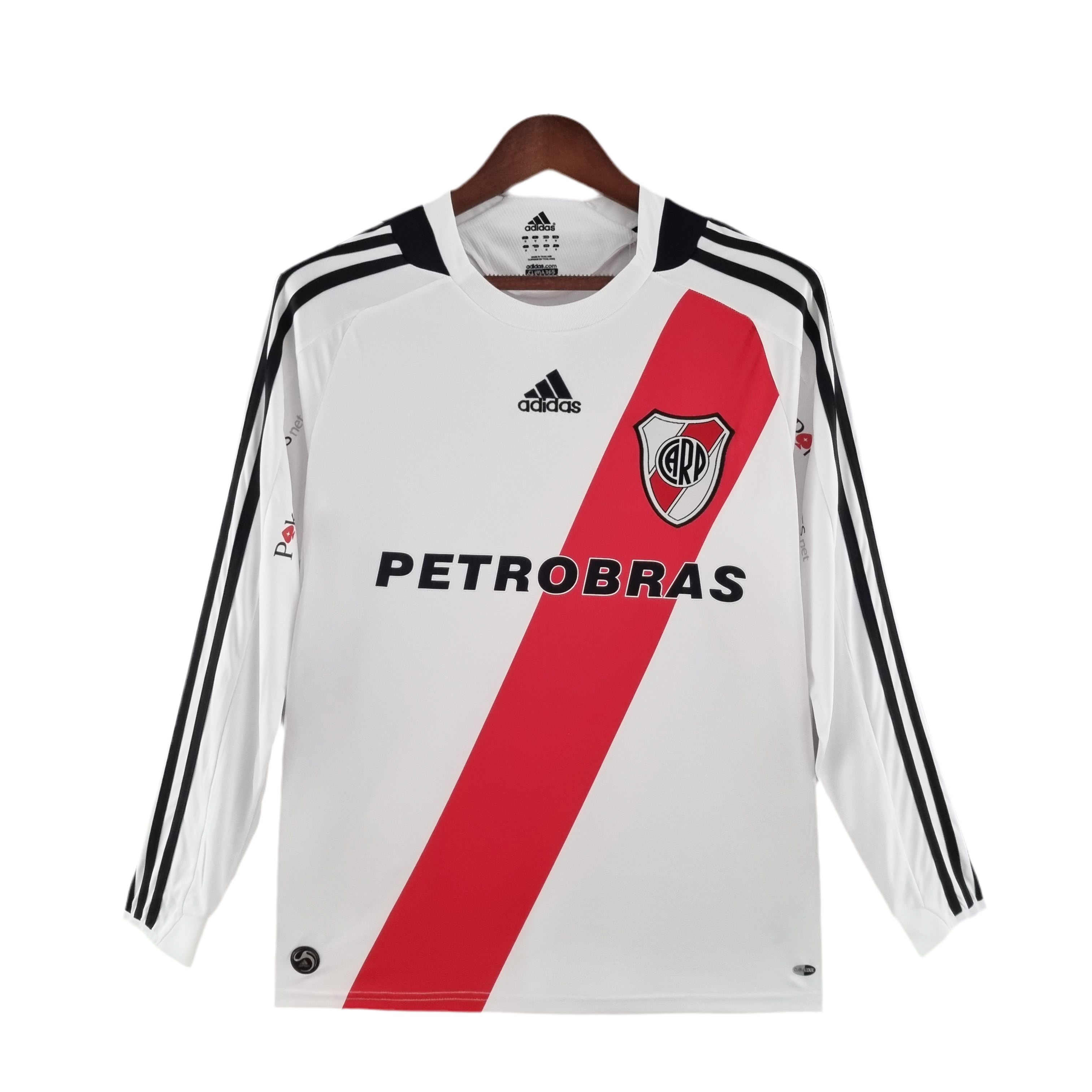 6C3EC4C9-9EFF-41D8-B9EB-3619DAEEC1F5.png Jersey Long Sleeve River Plate 09/10 - Image 1