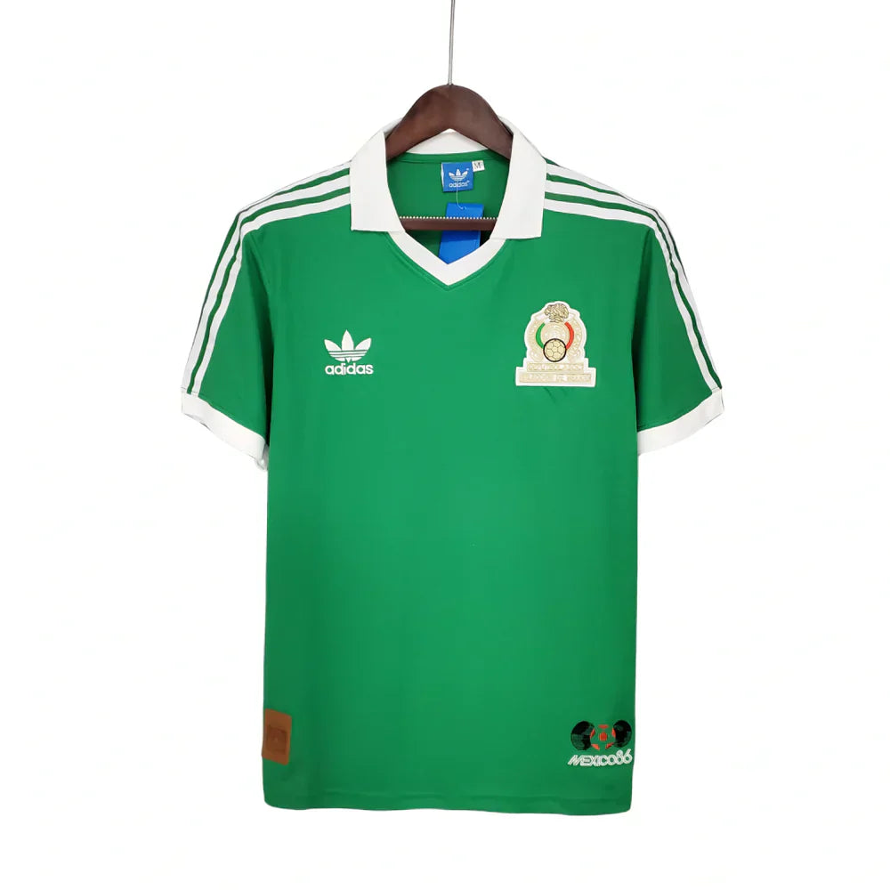 99119748-CE0E-4CA6-AD4F-D52835281B55.jpg Jersey Selection M??xico I 1986 - Green - Image 1