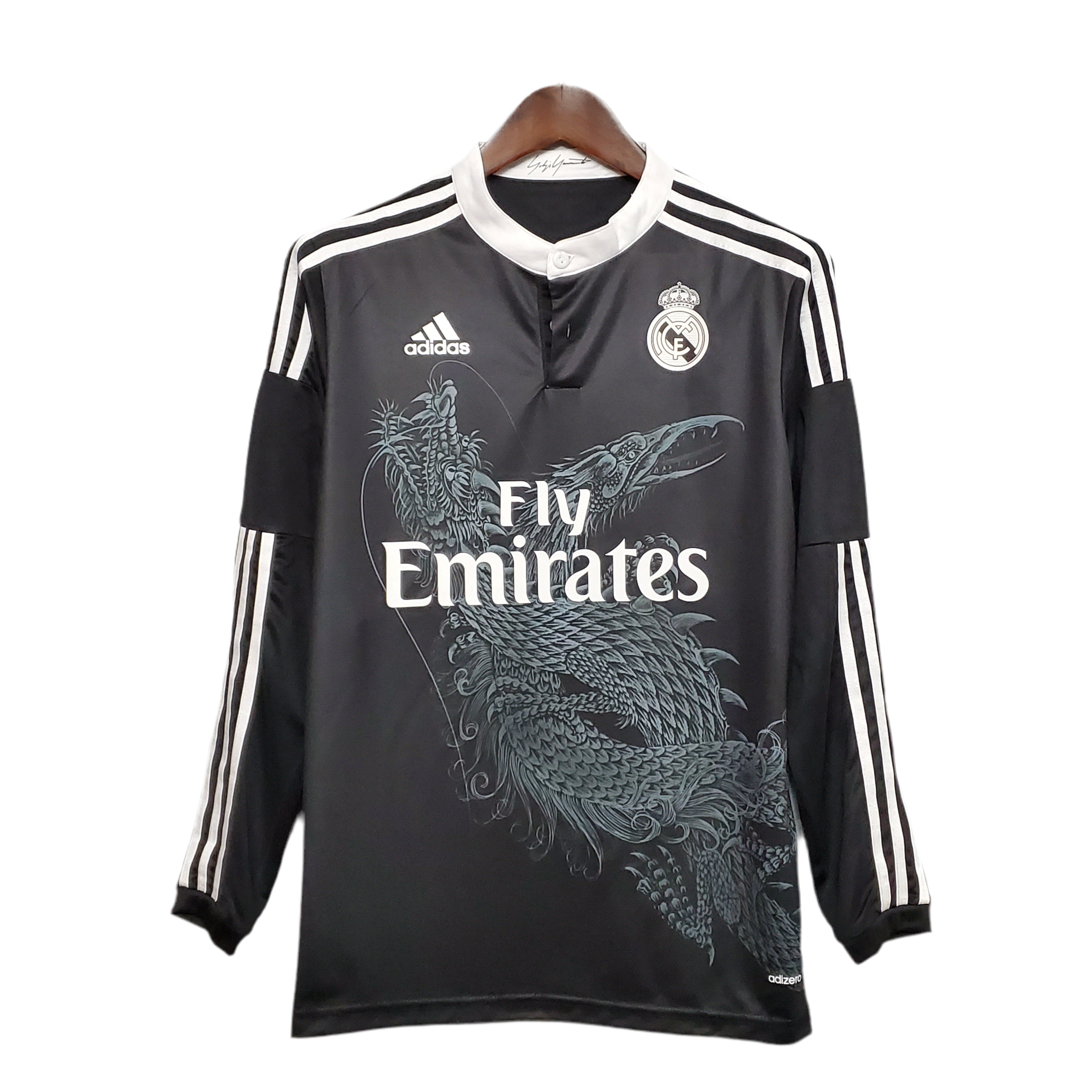 BD632409-E198-4C51-933F-7D90F7DF49CE.png Jersey Long Sleeve Real Madrid Third 14/15 - Black - Image 1