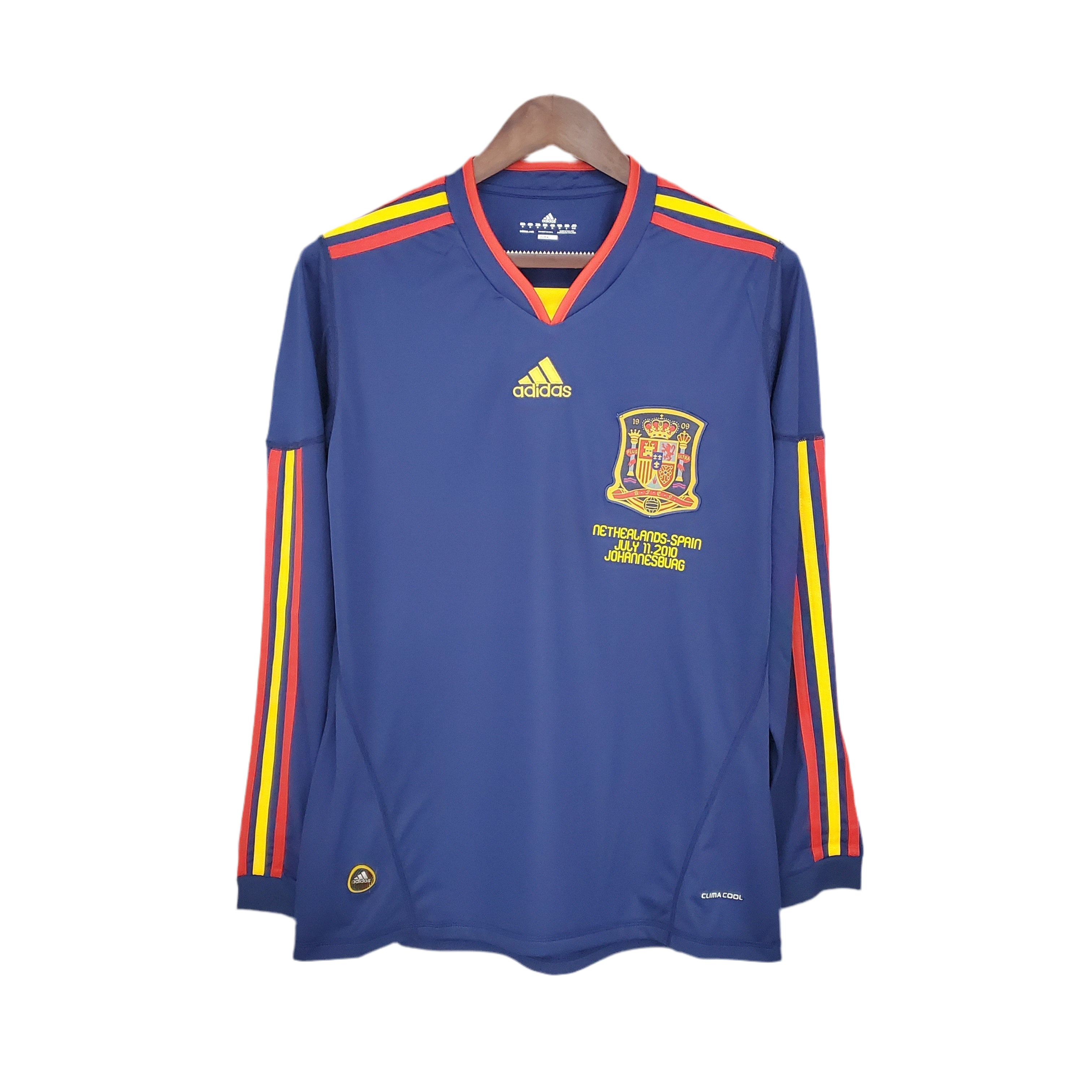 C76A5AA2-8C88-4B3C-8031-66015B7FEF4F.png Jersey Long Sleeve Selection Espanha II 2010 - Blue - Image 1