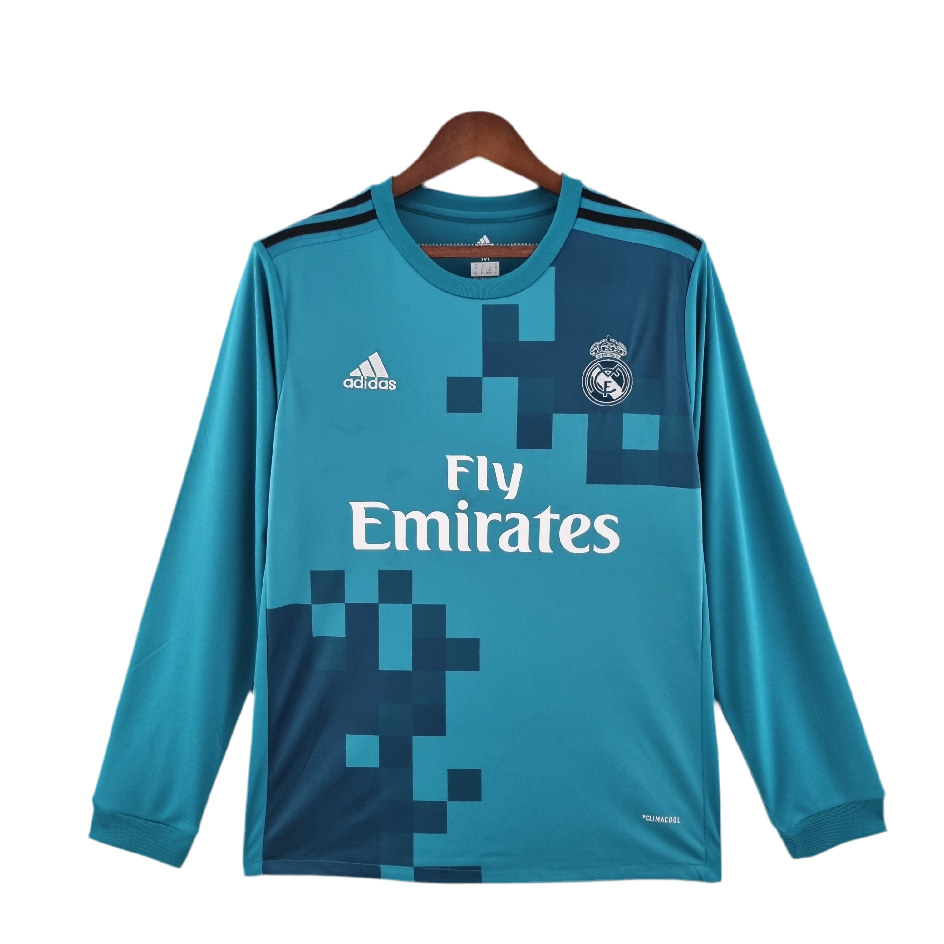 E4E37C3D-31F6-4FAD-A385-74F7F5E332F5.png Jersey Long Sleeve Real Madrid 17/18 - Blue - Image 1
