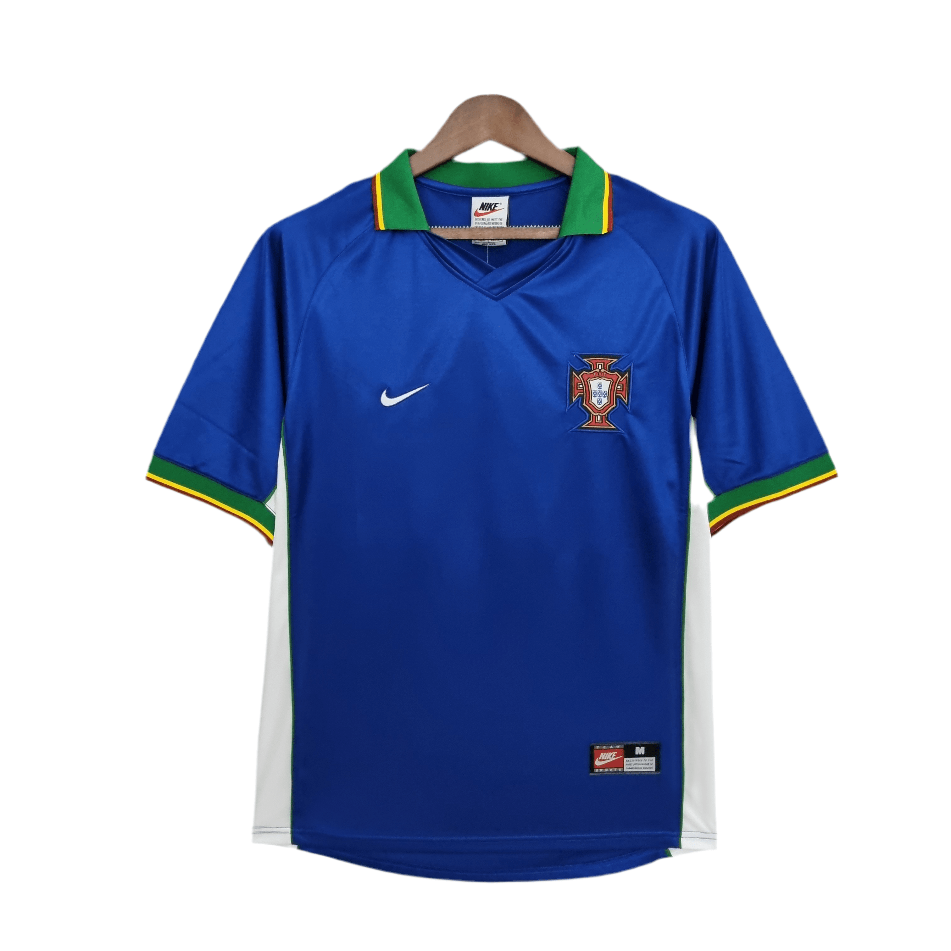 E63F1855-BF50-463C-B192-5E7AB7607B89.png Jersey Portugal I Retro 1998 - Blue - Image 1