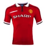Jersey Manchester United Retro 98/99 com Patch - Red