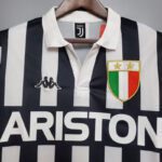 Jersey Juventus Retr?′ 1984/1985 - Black and White - Image 3