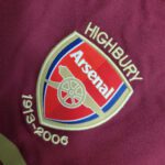 Arsenal Retro 2005-2006 Home Jersey Long Sleeve - Image 4