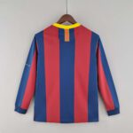 2010-2011 Retro Barcelona Home Jersey Long Sleeve - Image 2