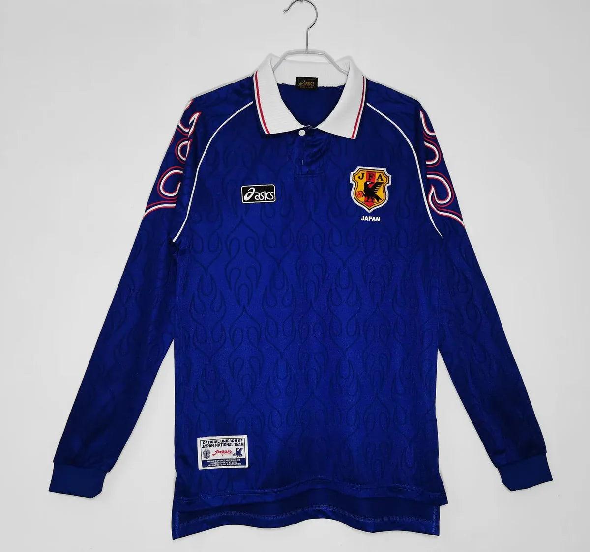 1f34b4f2.jpg Japan Retro 1998-1999 Long Sleeve Home Kit - Image 1