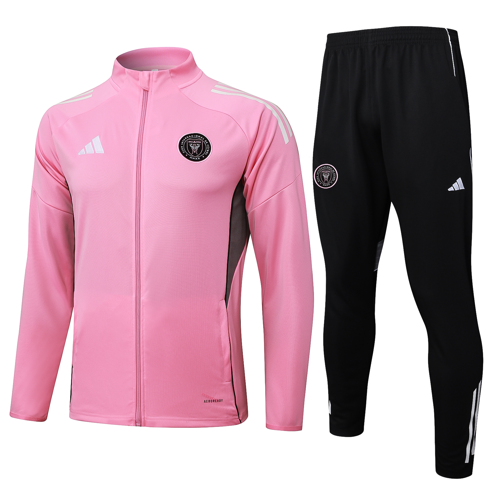 2526长拉迈阿密粉色大小.jpg Inter Miami Kids Jacket suit 2025/2026 - Image 1