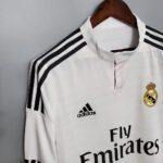 Retro 2014/2015 Real Madrid Home Long Sleeve - Image 3