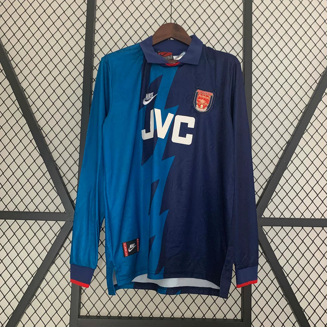 2bc3bffb161cd122b3da529099d7d232.jpg Arsenal Retro 1995-1996 Away Long Sleeve - Image 1