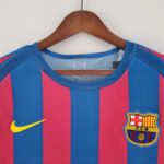 2005-2006 Retro Barcelona Home Jersey Long Sleeve - Image 3