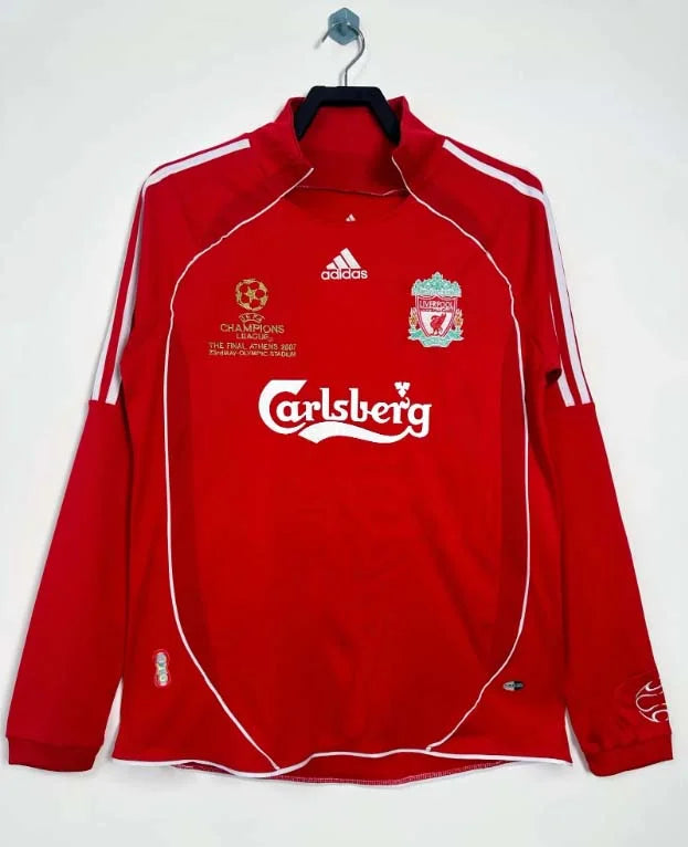 48eae370fd5de0b739e0a04c2a60af95_1.jpg 2006/2007 Retro Liverpool Home Long Sleeve - Image 1