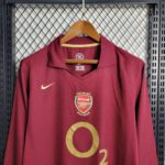 Arsenal Retro 2005-2006 Home Jersey Long Sleeve - Image 3