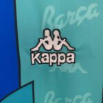 1995-1997 Retro Barcelona Away Jersey Long Sleeve - Image 5