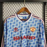 1990/1992 Retro Manchester United Away Long Sleeve - Image 3