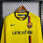 2008-2009 Retro Barcelona Away Jersey Long Sleeve - Image 3