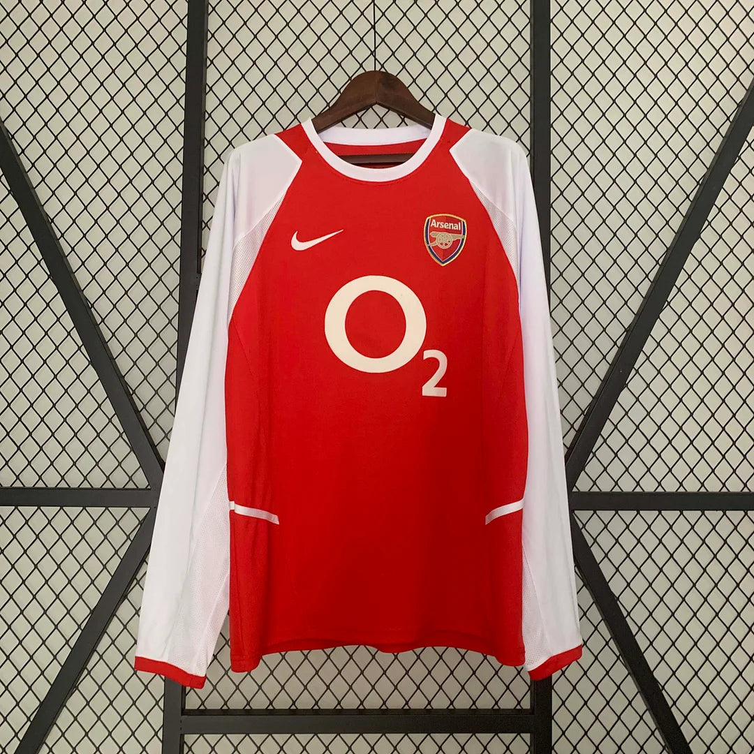 9d3d37e78324bc32e9137b815295ae25.jpg 2003-2004 Retro Arsenal Home Long Sleeve - Image 1
