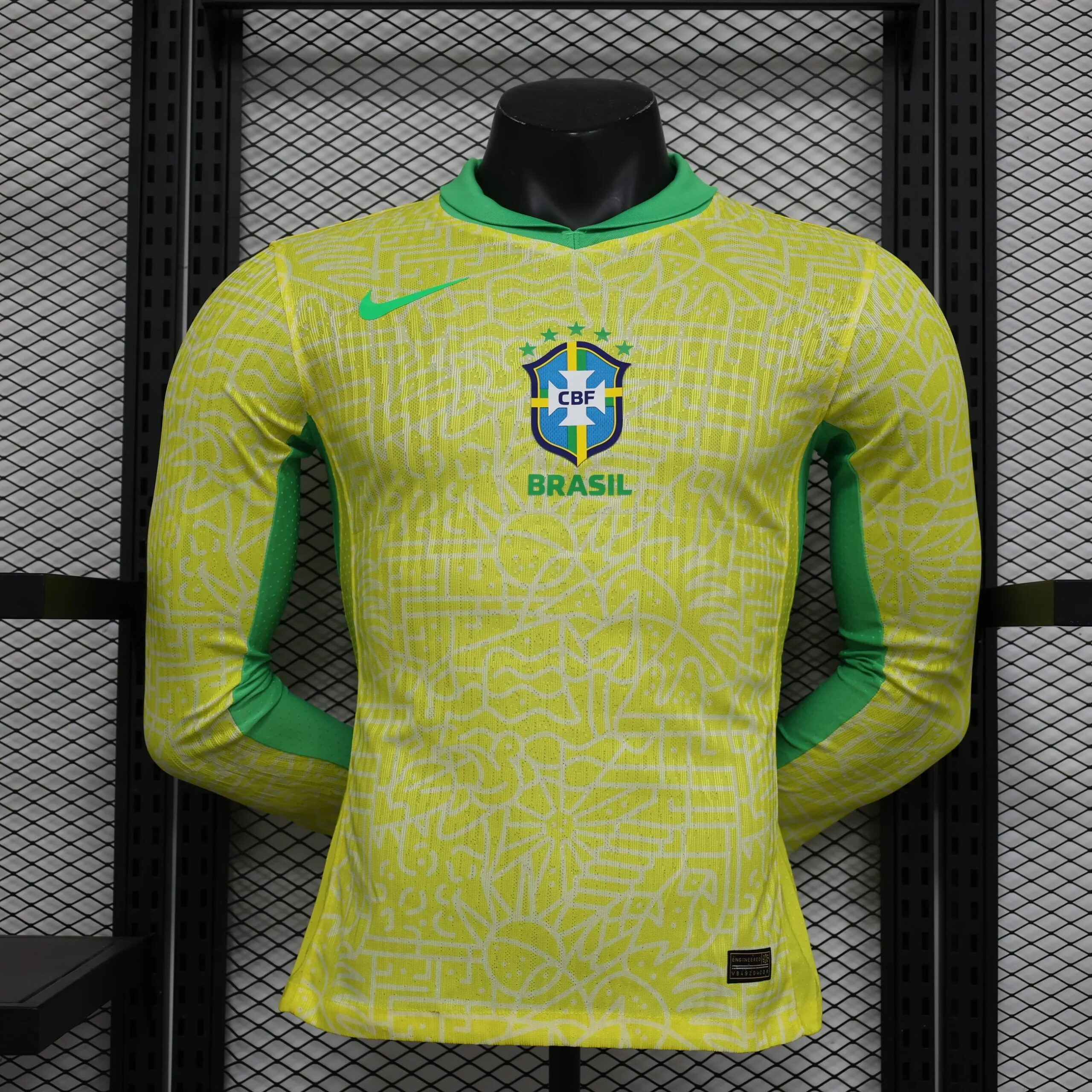IMG_0009.jpg Brazil 2024/2025 Home Kit Long Sleeve - Image 1