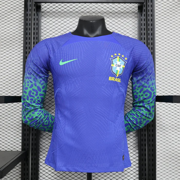 IMG_1577.jpg Brazil 2023/2024 Away Kit Long Sleeve - Image 1