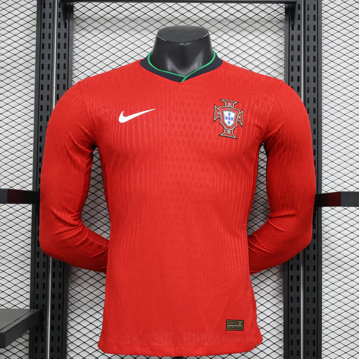 IMG_9964.jpg Portugal 2024/2025 Home Kit Long Sleeve - Image 1