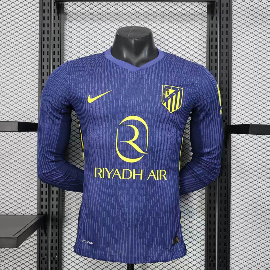 a70fa3f0e99a2439c7da54ac917a1baa.jpg 2025/2026 Atletico Madrid Away Kit Long Sleeve - Image 1