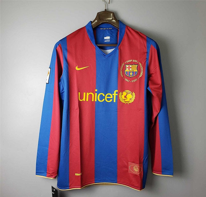 a_19_3592dfb4-22df-4353-a06c-3fb7621c72af_1.jpg 2007-2008 Retro Barcelona Home Long Sleeve - Image 1