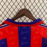 1995-1997 Retro Barcelona Home Jersey Long Sleeve - Image 6
