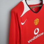 2004/2006 Retro Manchester United Home Long Sleeve - Image 6