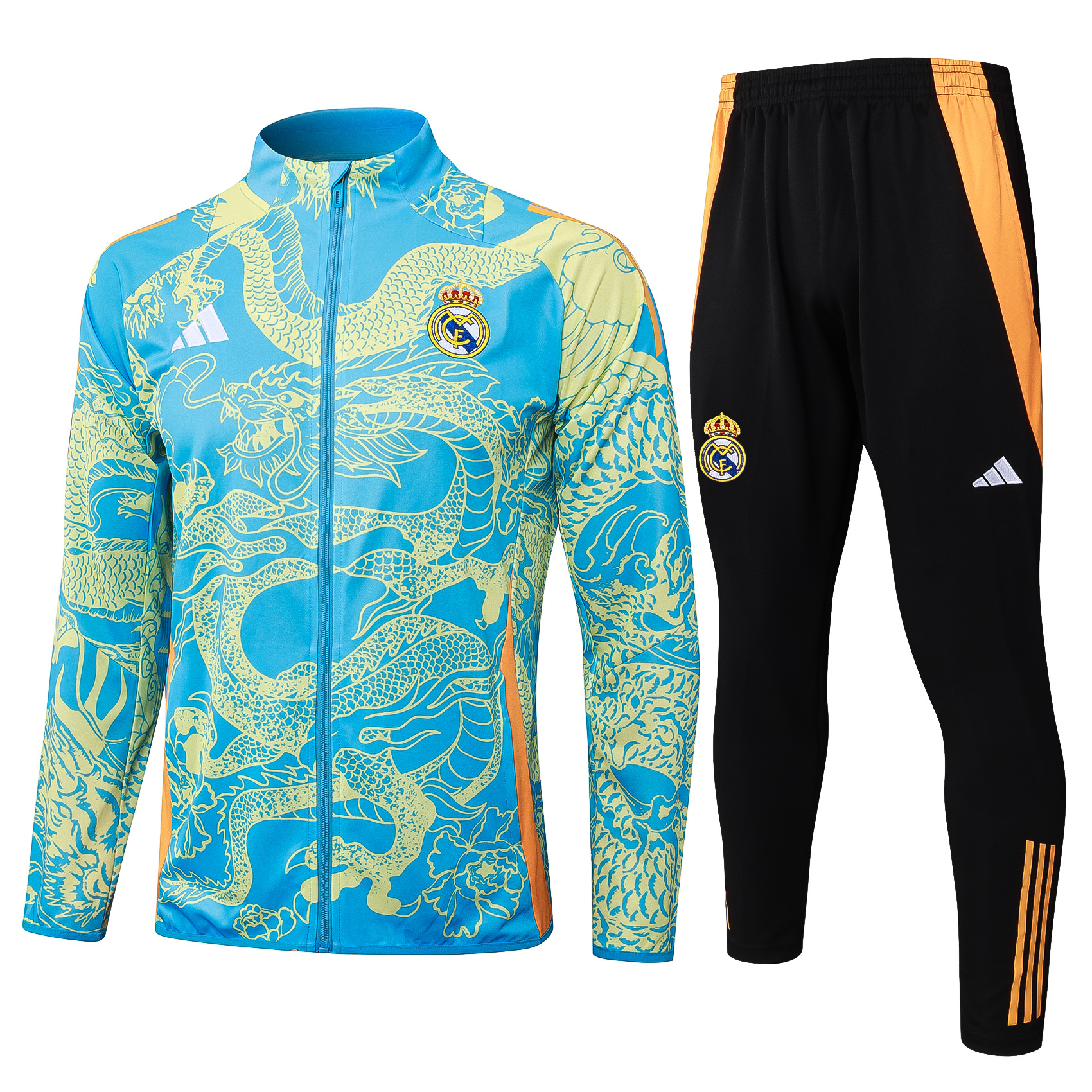 db4f363a.jpg Real Madrid Kids Jacket Suit 2024/2025-Dragons of China - Image 1