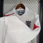 2006 Retro England Home Jersey Long Sleeve - Image 4