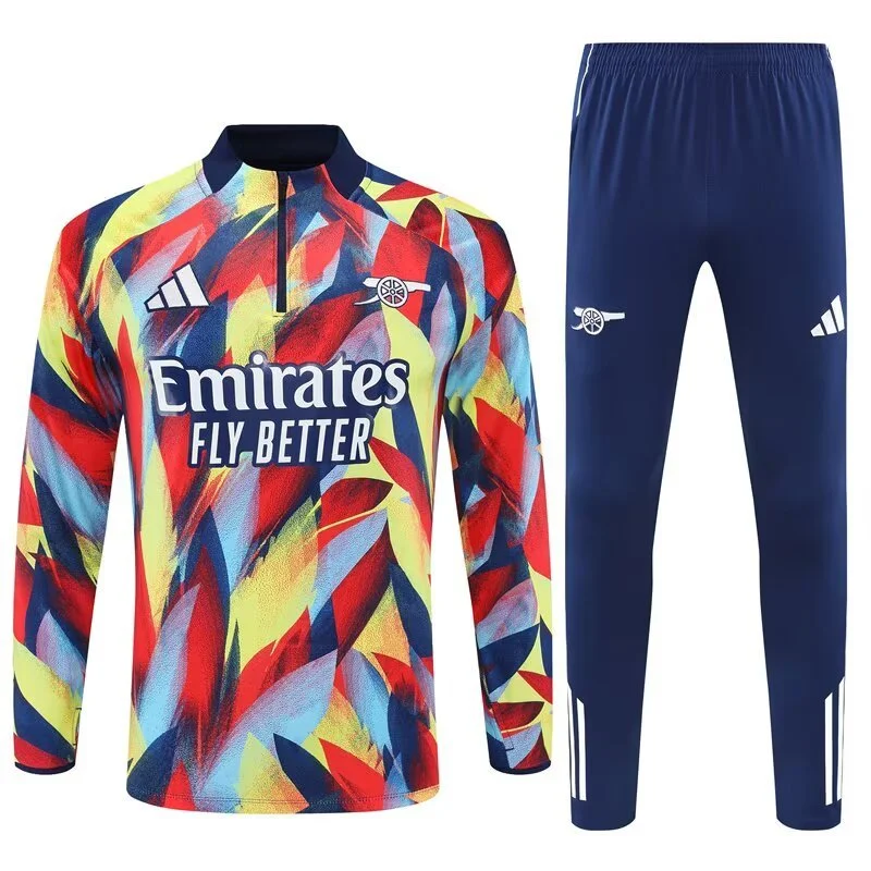01b9b251a59e7d06a27b4f36269d95e9-1-1111-13.webp Arsenal Training Kit (Sweatshirt+Pants) colorful 2025-26 - Image 1