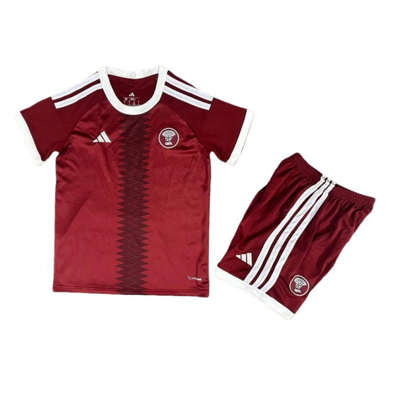11764918110000-2116043413.png 2026 Qatar World Cup Home Kids Football jersey Kit Fan version - Image 1