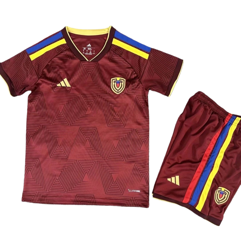 20251120214200129048-215038bca5.png 2026 Venezuela World Cup Home Kids Football jersey Kit Fan version - Image 1